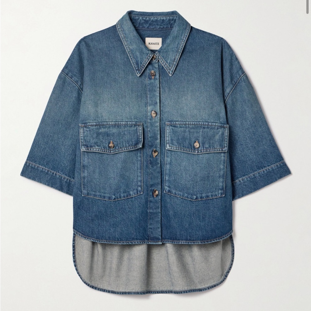 Khaite Denim top Mahsha